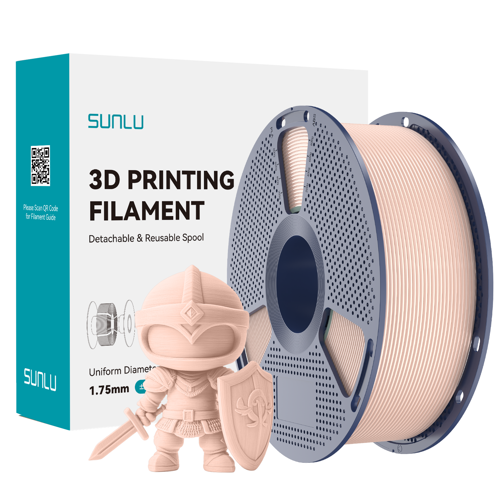 Beige 3D Printing Filament