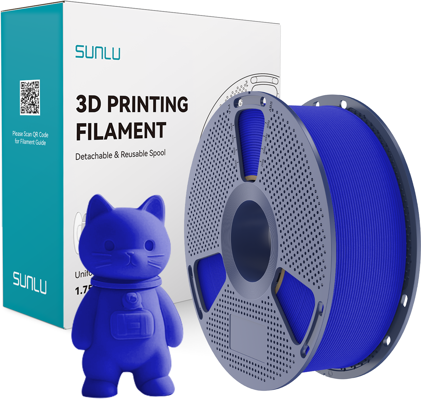 Blue 3D Printing Filament
