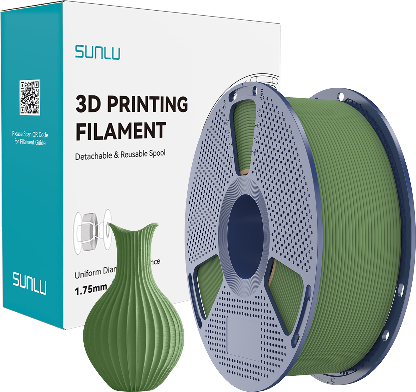 Olive Green 3D Printing Filament