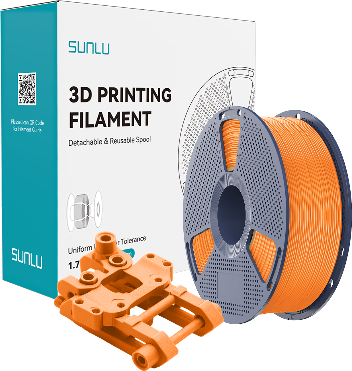 Orange 3D Printing Filament